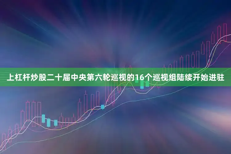 上杠杆炒股二十届中央第六轮巡视的16个巡视组陆续开始进驻