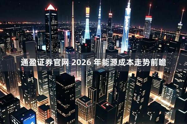 通盈证券官网 2026 年能源成本走势前瞻
